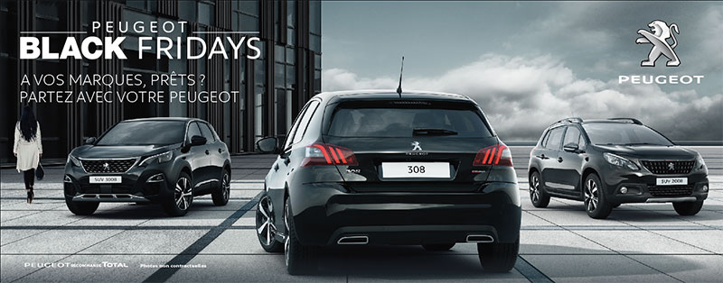 PEUGEOT LANCE LES BLACK FRIDAYS !