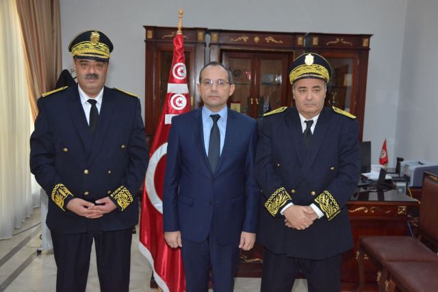 Tunisie- Le ministre de l’intérieur préside la cérémonie d’investiture de Samir Abdeljaouad