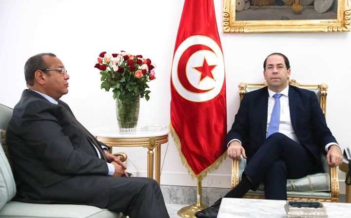 Tunisie: Youssef Chahed reçoit Samir Majoul