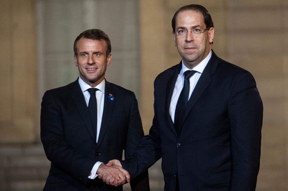 Tunisie – Youssef Chahed reçu par Emmanuel Macron à l’Elysée