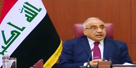 Démission du chef du gouvernement irakien