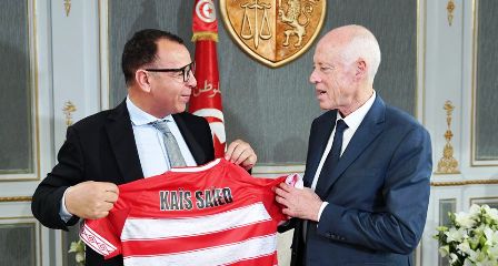 Tunisie – Kaïs Saïed reçoit le président du Club Africain