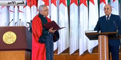 Algérie : Le président élu Abdelmadjid Tebboune a prêté serment
