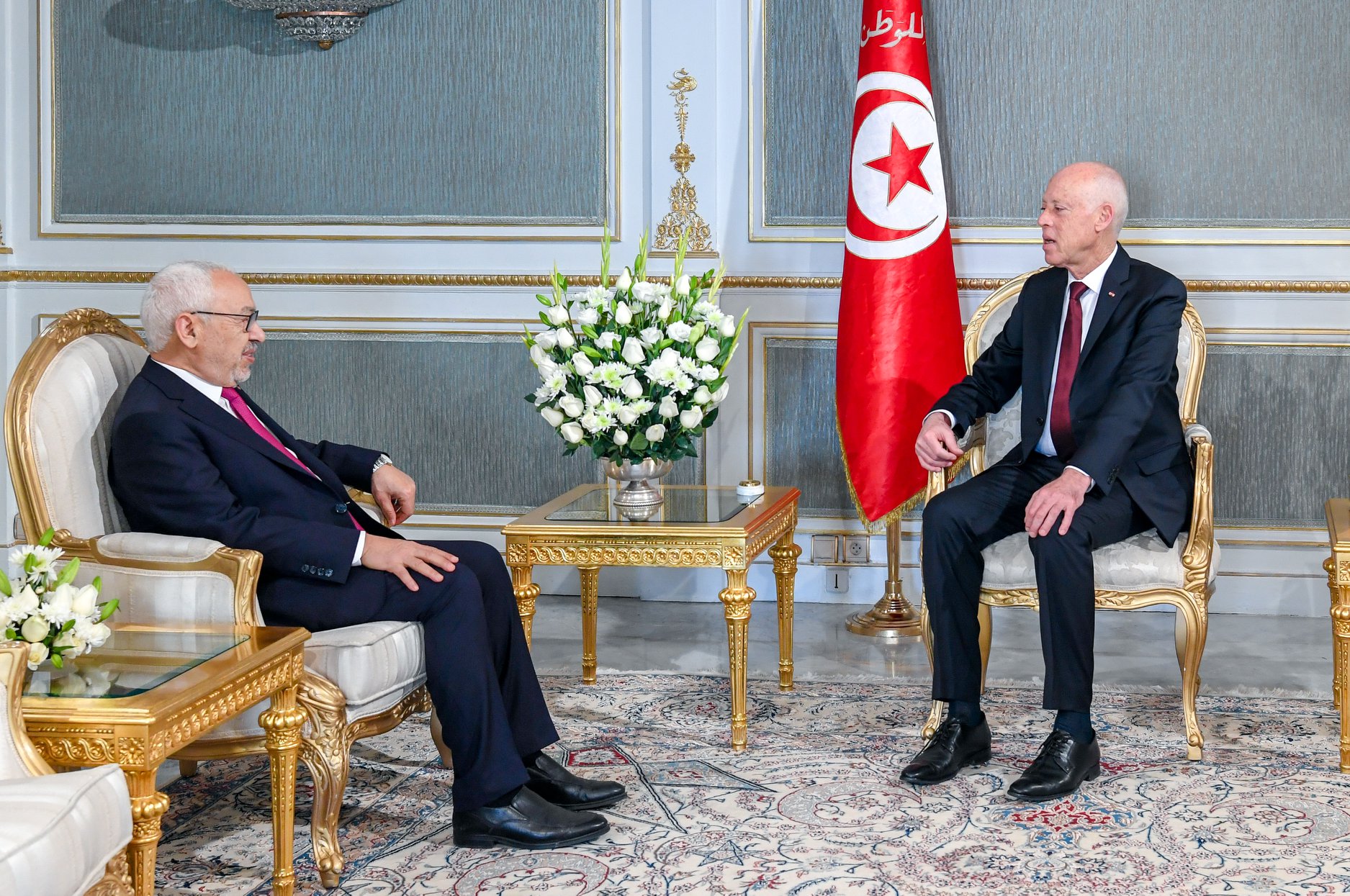 Tunisie : Kais Saïed reçoit Rached Ghanouchi