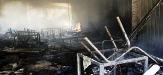 Tunisie – La Chebba : Un deuxième incendie ravage le collège en 20 jours