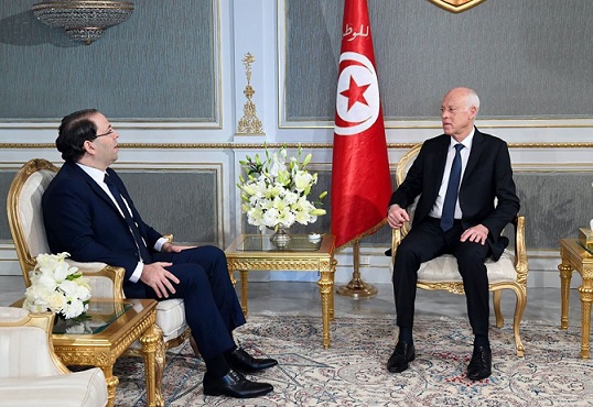 Tunisie: Kaïs Saïed exhorte Youssef à poursuivre l’action du gouvernement en cette conjoncture difficile