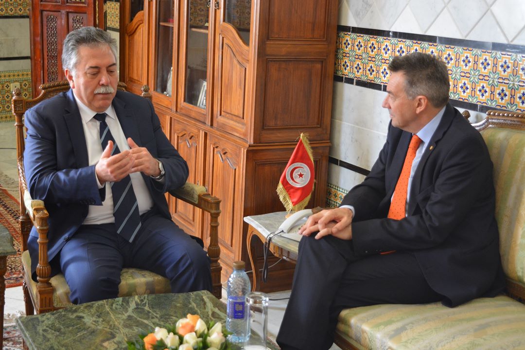 Tunisie : Sabri Bachtobji reçoit le président du Comité international de la Croix-Rouge