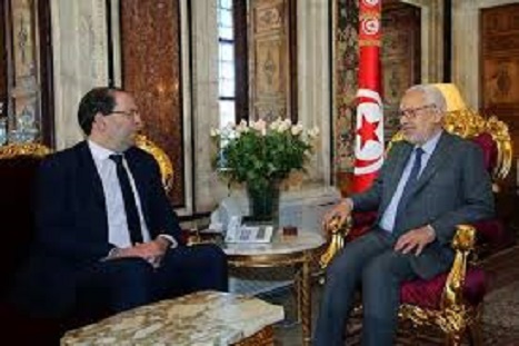 Tunisie: Rached Ghannouchi est conscient de la nécessité de faire passer le gouvernement de Fakhfekh, selon Youssef Chahed