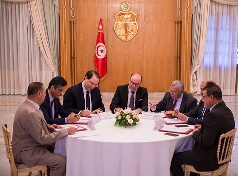 Tunisie: Couronnement du processus de formation du gouvernement Fakhfekh avec la signature du document de référence