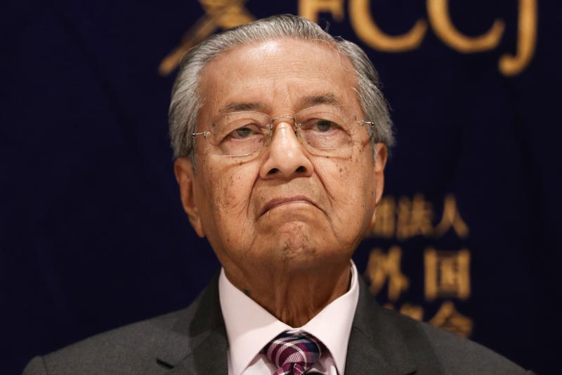 Démission du Premier ministre de la Malaisie Mahathir Mohamed