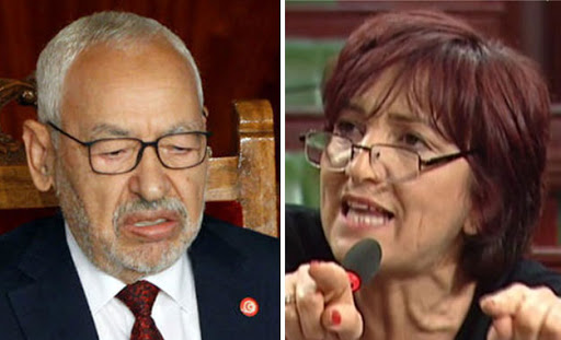 Tunisie: Samia Abbou accuse Rached Ghannouchi de violer la loi et d’œuvrer à dominer l’administration du Parlement