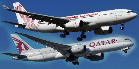 Tunisie – Vers la vente de 30% des parts de la Tunisair à Qatar Airways