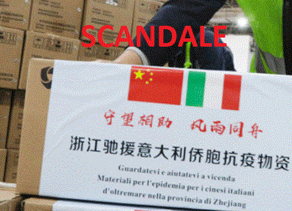 COVID-19 : Détournement de l’aide Chinoise à destination de l’Italie
