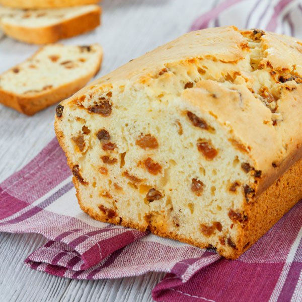 Recette : Cake aux raisins secs