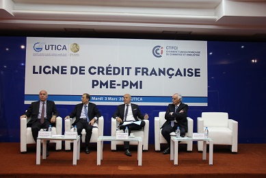 Tunisie: 30 millions d’euros à titre de crédit de financement  français pour les PME et PMI