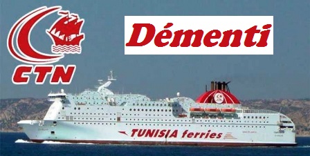 Tunisie – La CTN dément que le cas sa coronavirus soit arrivé à Tunis à bord d’un de ses navires