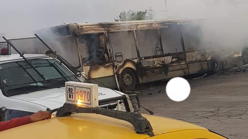 Tunisie: Incendie d’un bus de transport à Sfax