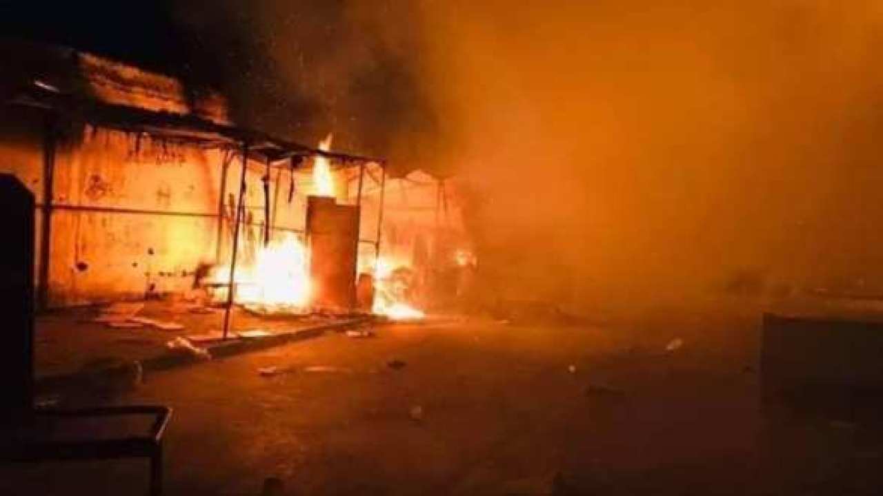 Tunisie: Incendie dans un marché de fripe à Khaznadar