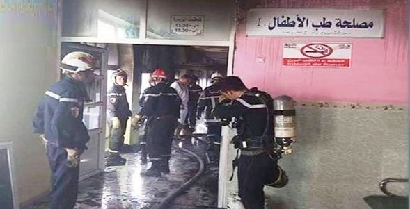 Tunisie – Un incendie se déclare dans le service de pédiatrie de l’hôpital de Gafsa