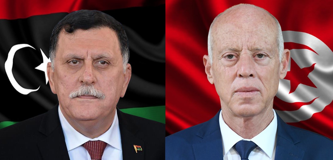 Tunisie : Kais Saïed s’entretient avec Fayez Sarraj