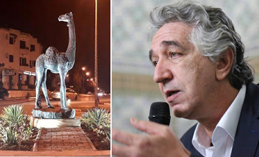 [photos] Slim Meherzi à propos de la statue de Fathia : “Une oeuvre qui ne fait pas polémique n’est pas une oeuvre d’art, par contre, son processus d’achat n’a pas lieu de faire polémique”
