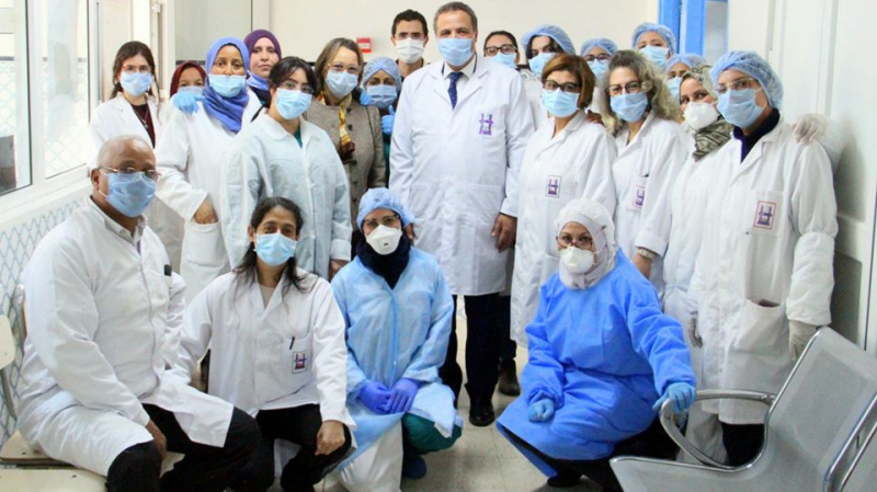 Tunisie [Photos]: Hommage aux efforts du personnel du Laboratoire de microbiologie de Charles Nicolle