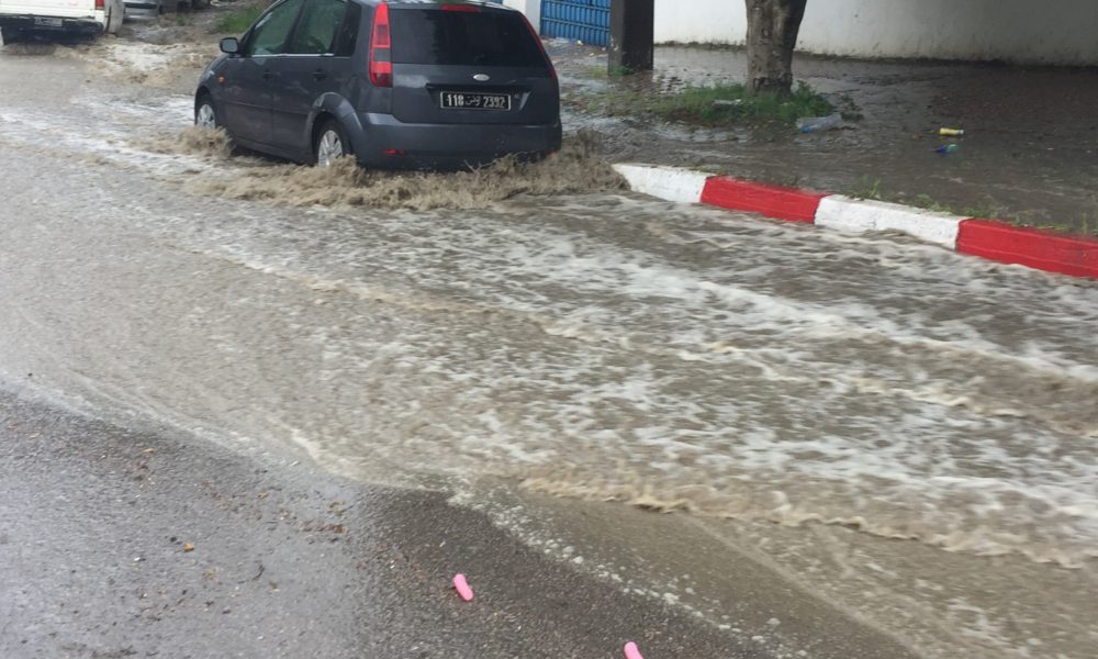 Tunisie [Photos]: D’importantes chutes de pluies à Béja