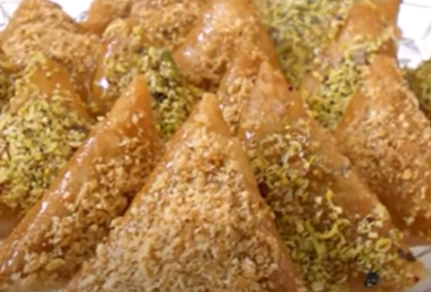 Recette : Samsa  tunisienne aux amandes