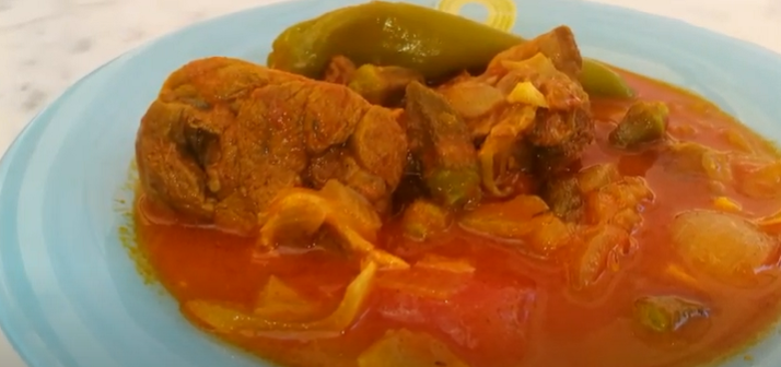 Recette : Ragoût de Gombos Tunisienne ( Gnaouia Marsaouia )