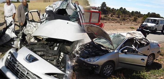 Tunisie: Deux morts et six autres blessés dans un accident de la route impliquant trois voitures