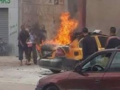 Tunisie: Un conducteur de taxi blessé dans l’explosion d’une bouteille de gaz dans son véhicule