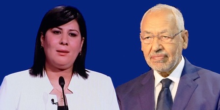 Tunisie – Rached Ghannouchi présente ses condoléances à Abir Moussi