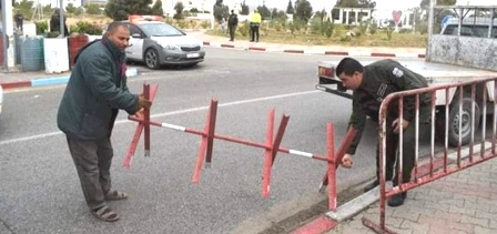 Tunisie – Bouclage du gouvernorat de Kasserine