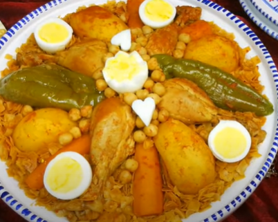 Recette : Nwasser tunisienne au poulet