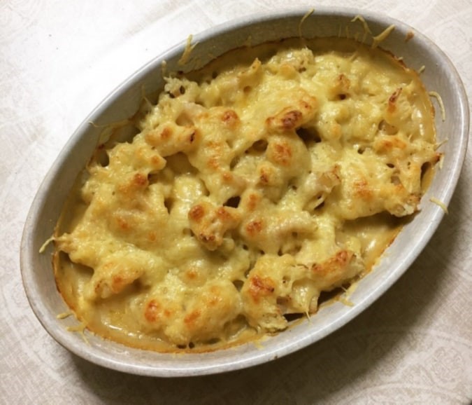 Recette : Gratin de chou-fleur