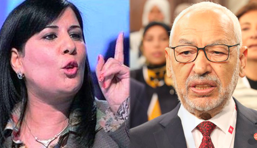 Tunisie: Abir Moussi accuse Ghannouchi de vouloir profiter du Parlement pour régler ses comptes avec Bourguiba