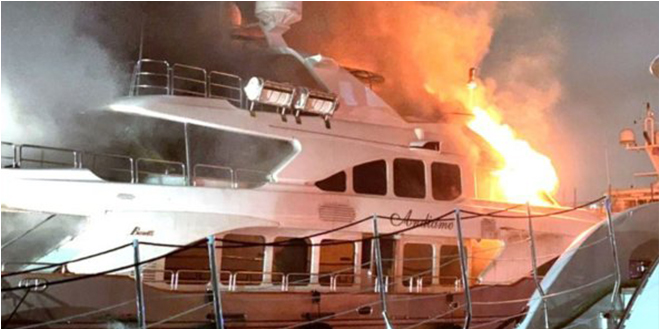 Tunisie: Un incendie sur un yacht espagnol maîtrisé au port de Bizerte