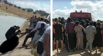 Tunisie – Trois enfants noyés dans le canal de Medjerda à Sidi Hassine