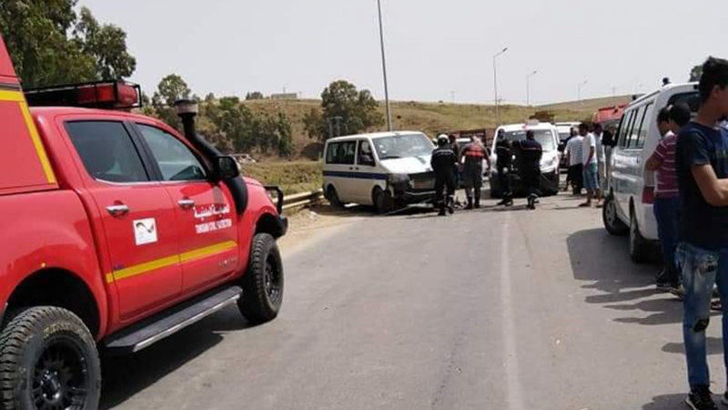 Tunisie: Deux morts et cinq blessés dans un accident de la route à Jendouba