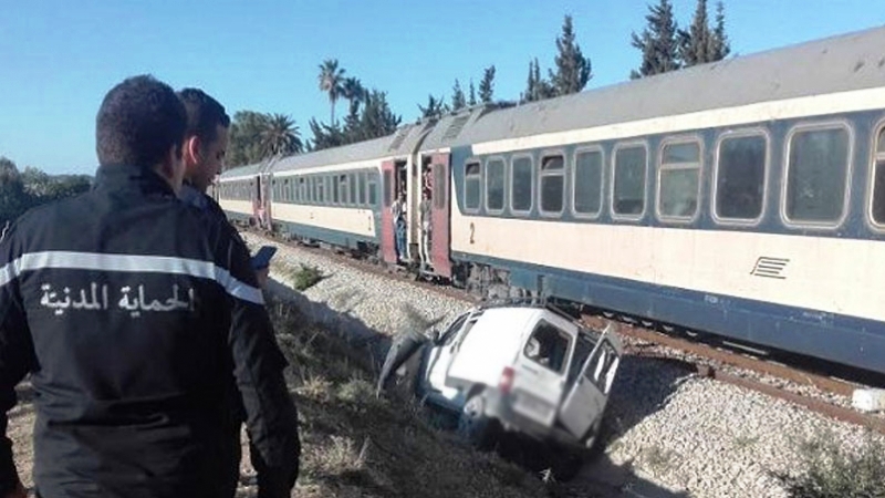 Tunisie – Sfax : Deux morts dans la collision entre un train et une voiture