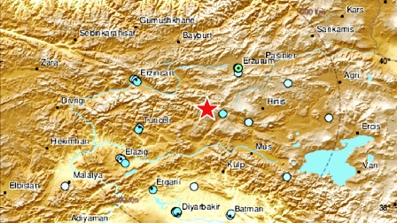 Un séisme de 5.7 degrés secoue l’est de la Turquie