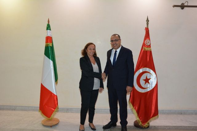 Tunisie: Rencontre entre le ministre de l’Intérieur Hichem Mechichi et son homologue italienne Luciana Lamorgese