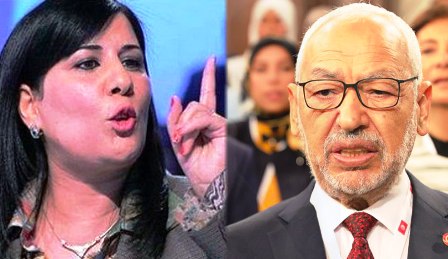 Tunisie: Abir Moussi accuse Rached Ghannouchi d’avoir accordé un passeport diplomatique à Seifeddine Makhlouf