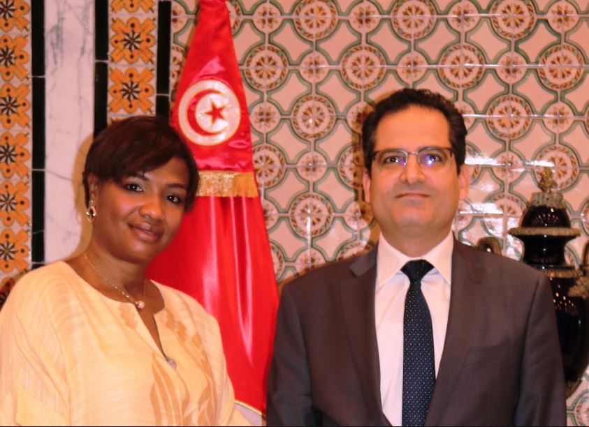 Tunisie : Noureddine Erray reçoit l’ambassadrice du Sénégal à Tunis