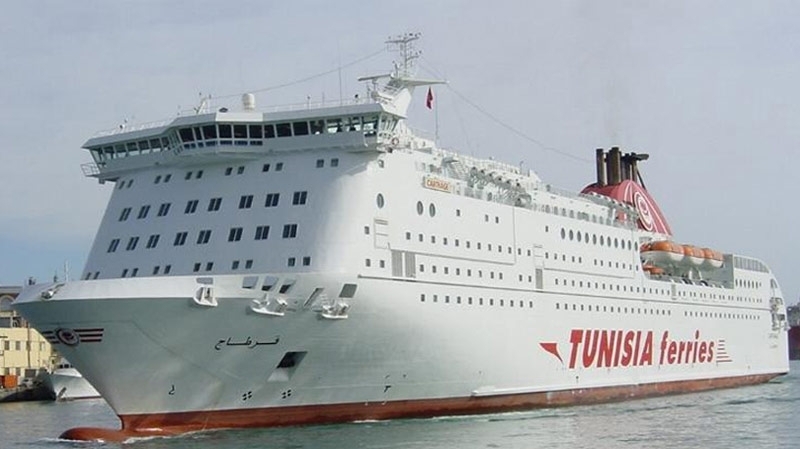 Tunisie : Le navire Carthage arrive ,aujourd’hui, depuis le port de Marseille au port de Zarzis