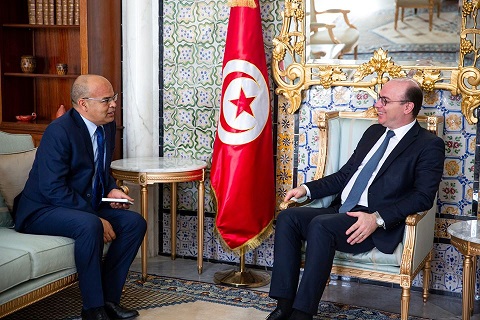 Tunisie: Elyès Fakhfekh reçoit le président du Conseil suprême de la magistrature