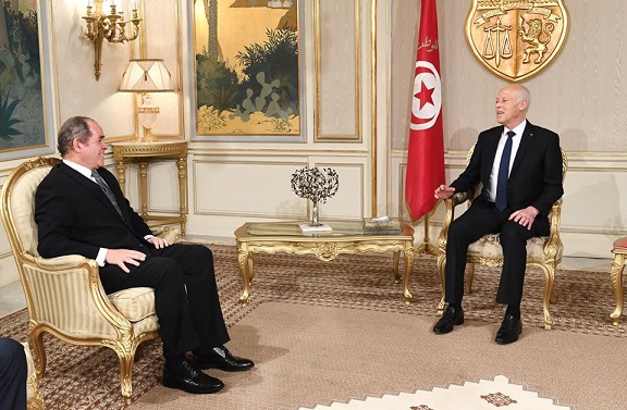 Tunisie: La Libye au menu de l’entretien Kaïs Saïed et Sabri Boukadoum