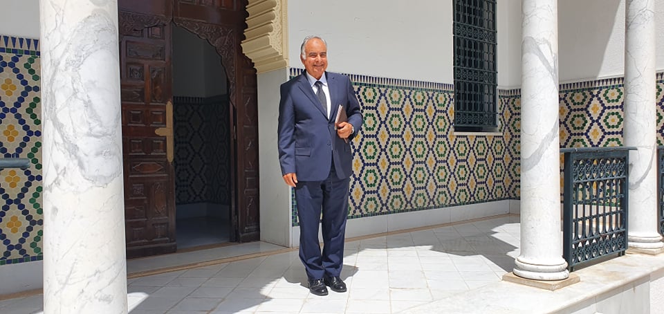 En photos : Ezzedine Saïdane à Dar Dhiafa pour les concertations relatives à la formation du gouvernement