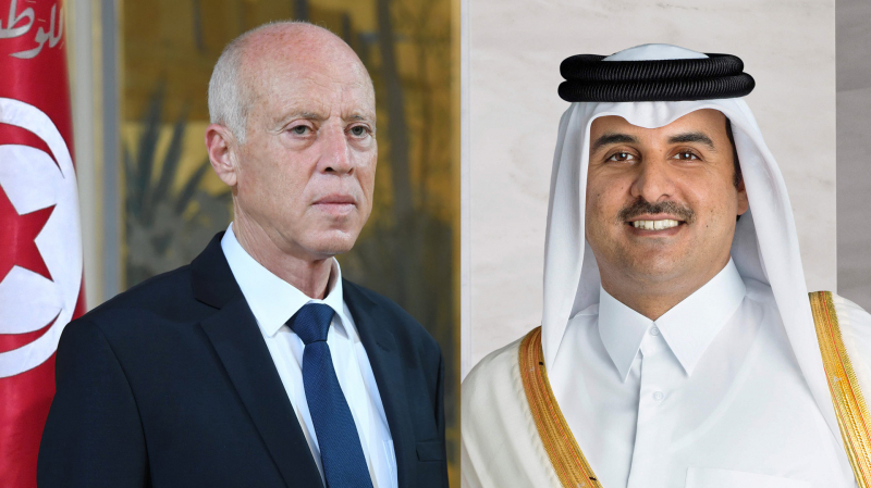 L’émir du Qatar réitère l’engagement de son pays à soutenir la Tunisie