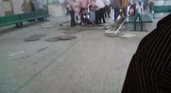 Tunisie: Une partie du toit de la gare de Bab Alioua tombe en morceaux